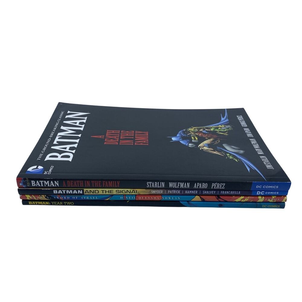 Batman A Death in the Family, Sword of Azrael, Year Two, and The Signal TPB Lot